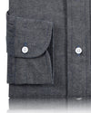 Dark Navy Blue Oxford Dress Shirt