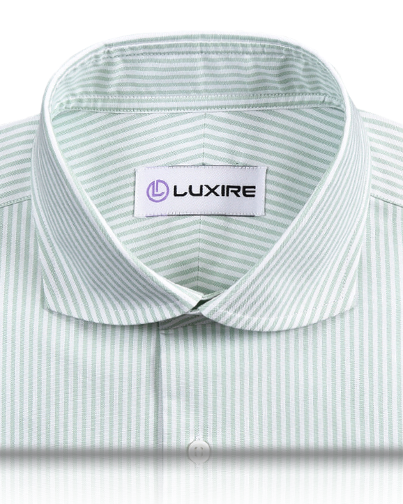 Classic Oxford: Light Green University Stripes Shirt - 8
