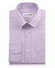 Front of the custom oxford shirt for men by Luxire in lilac pinpoint