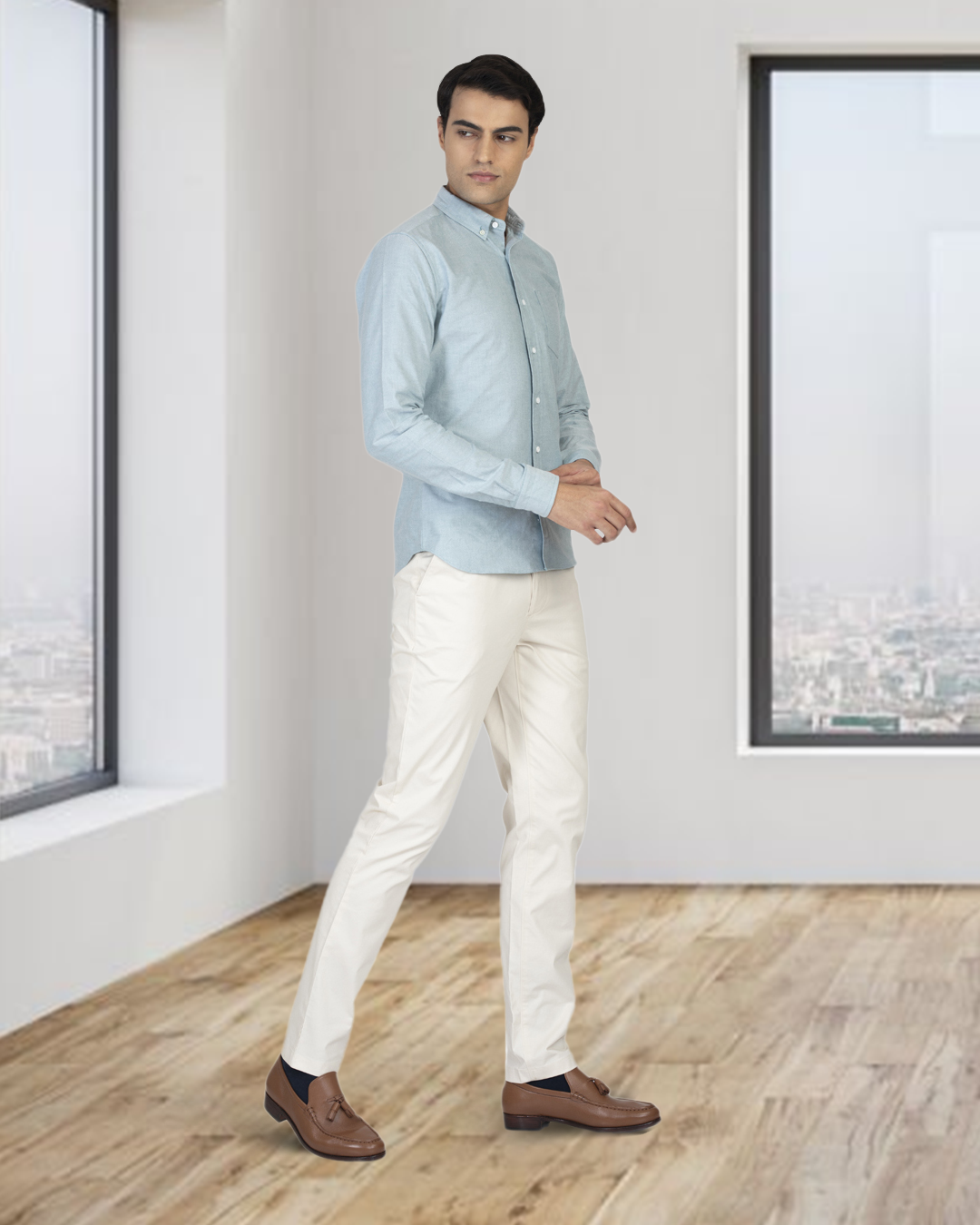 Mint Green Oxford Shirt - 11