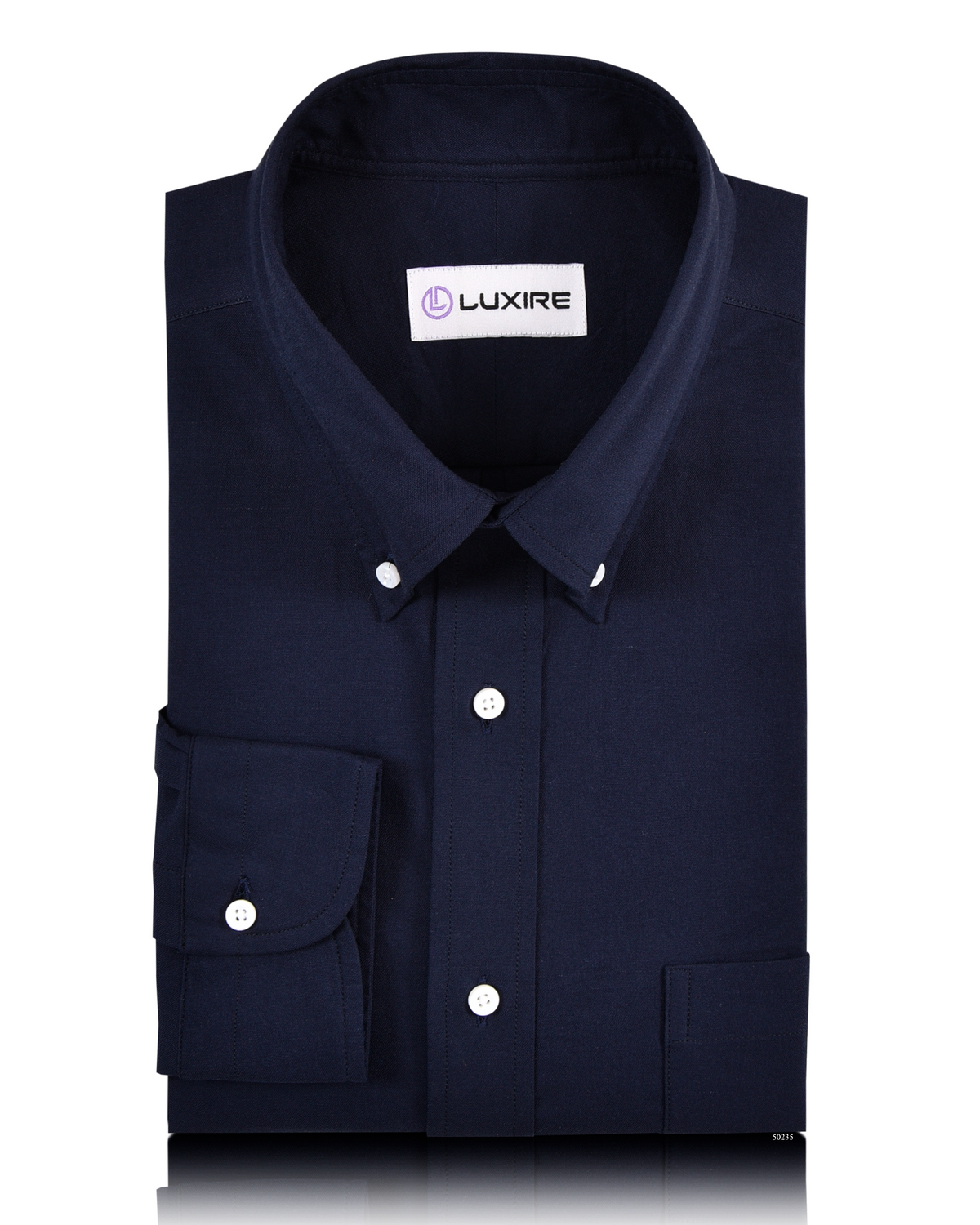 Navy Oxford Shirt - 1