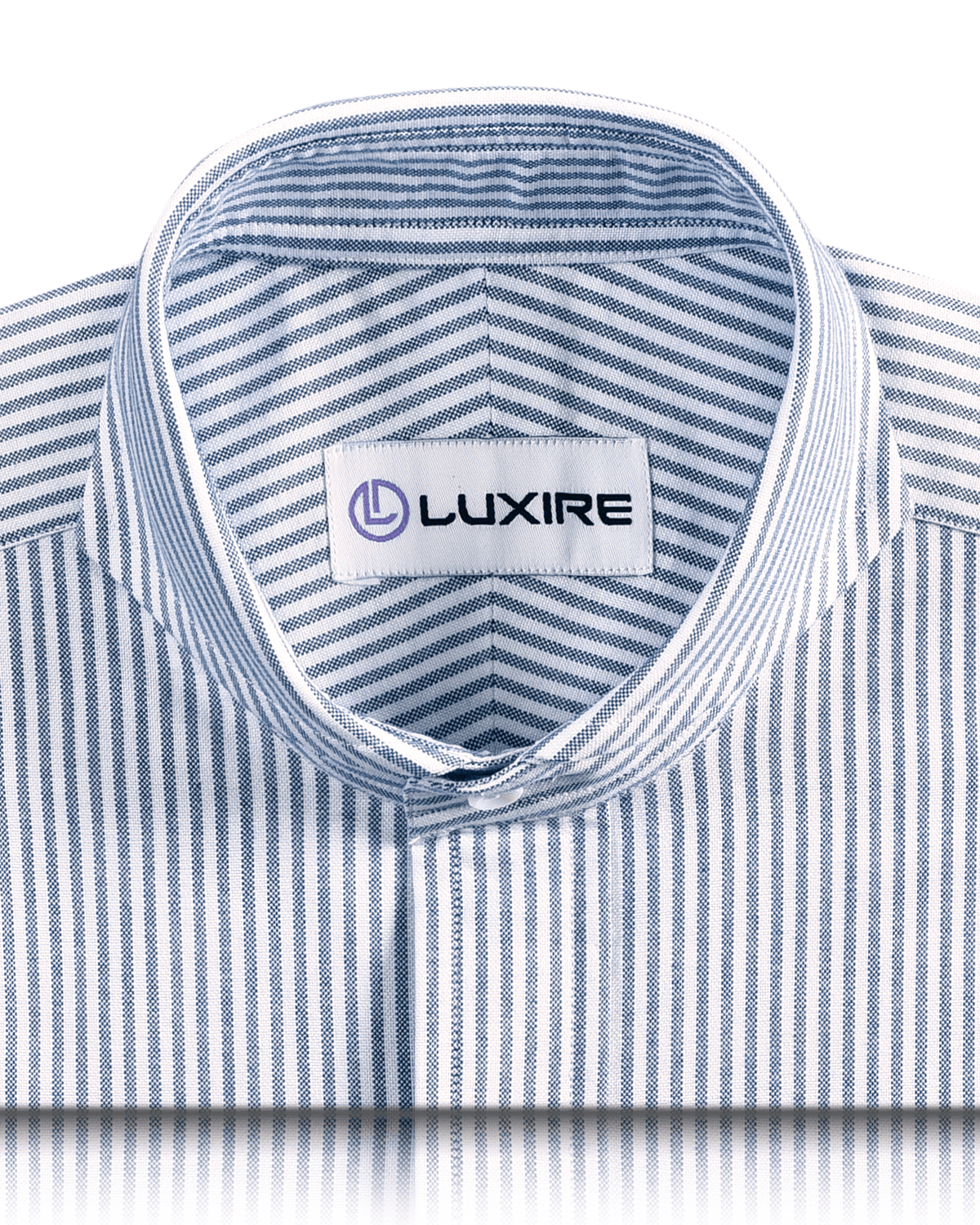 Blue University Stripes Oxford Shirt - 2
