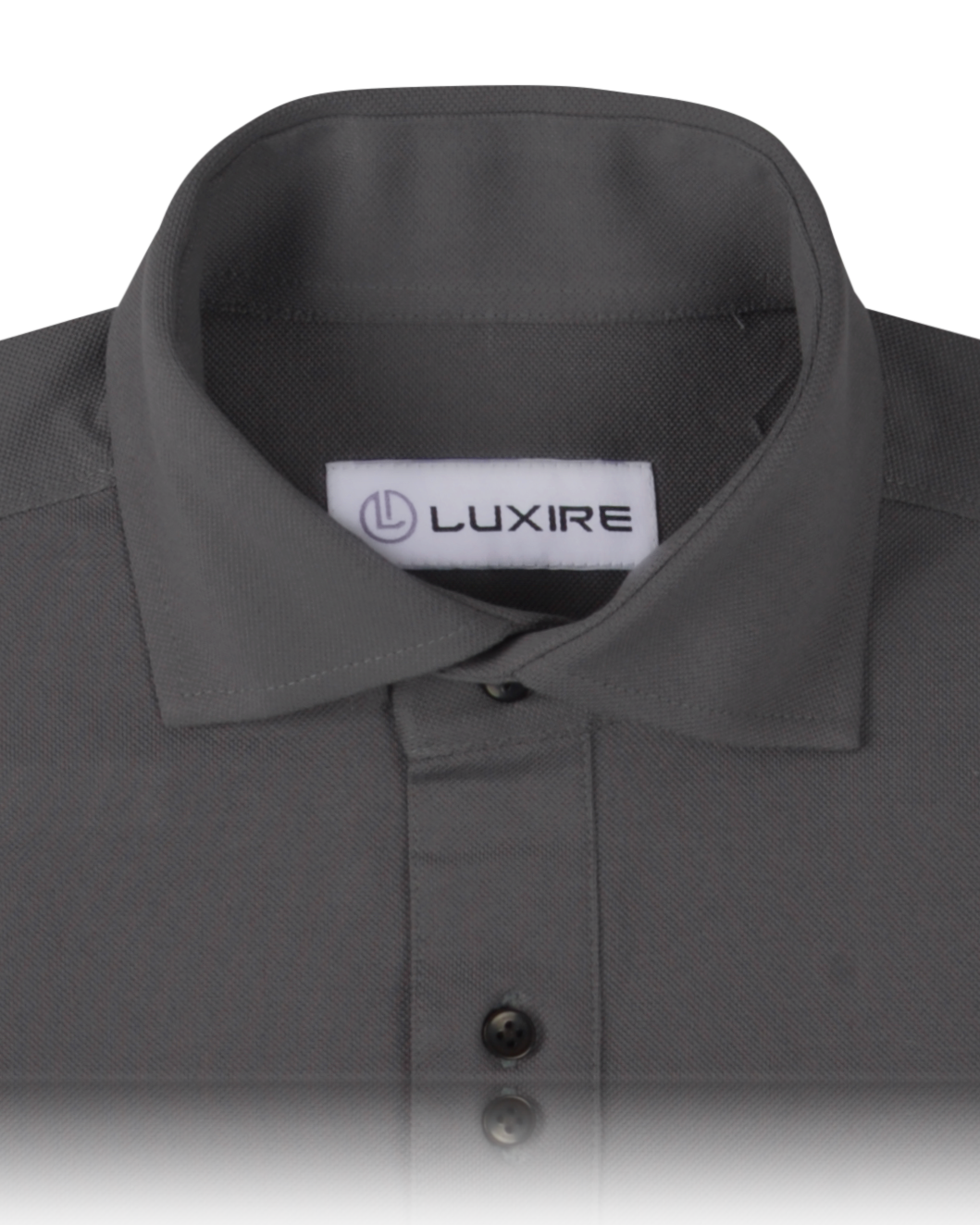 Ash Grey Soft Polo T-Shirt - 2