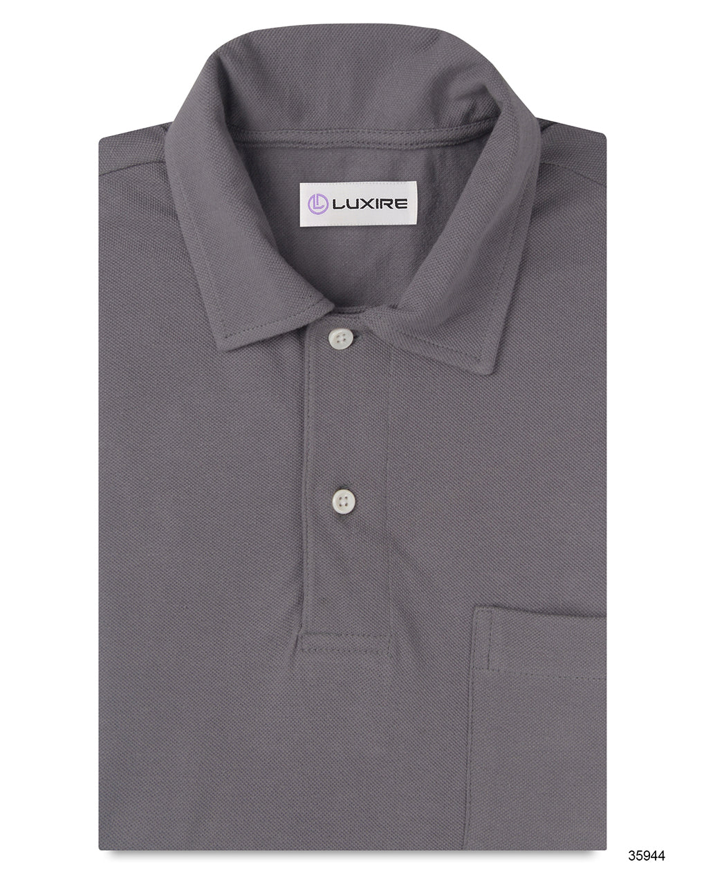 Flint Grey Polo T-shirt - 1