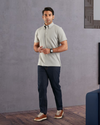 Porpoise Grey Polo T-Shirt