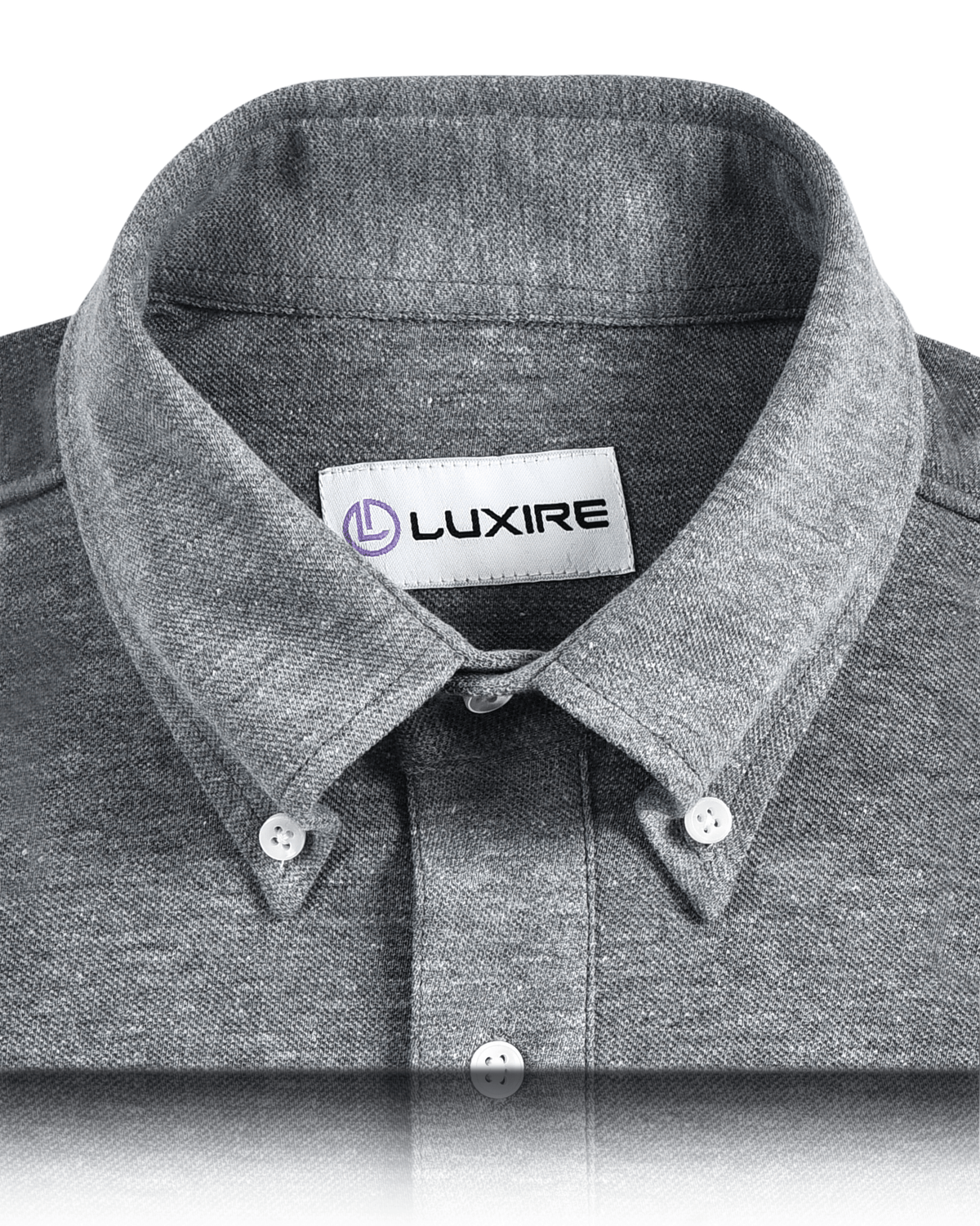 Heather Slate Grey Polo T-Shirt - 2