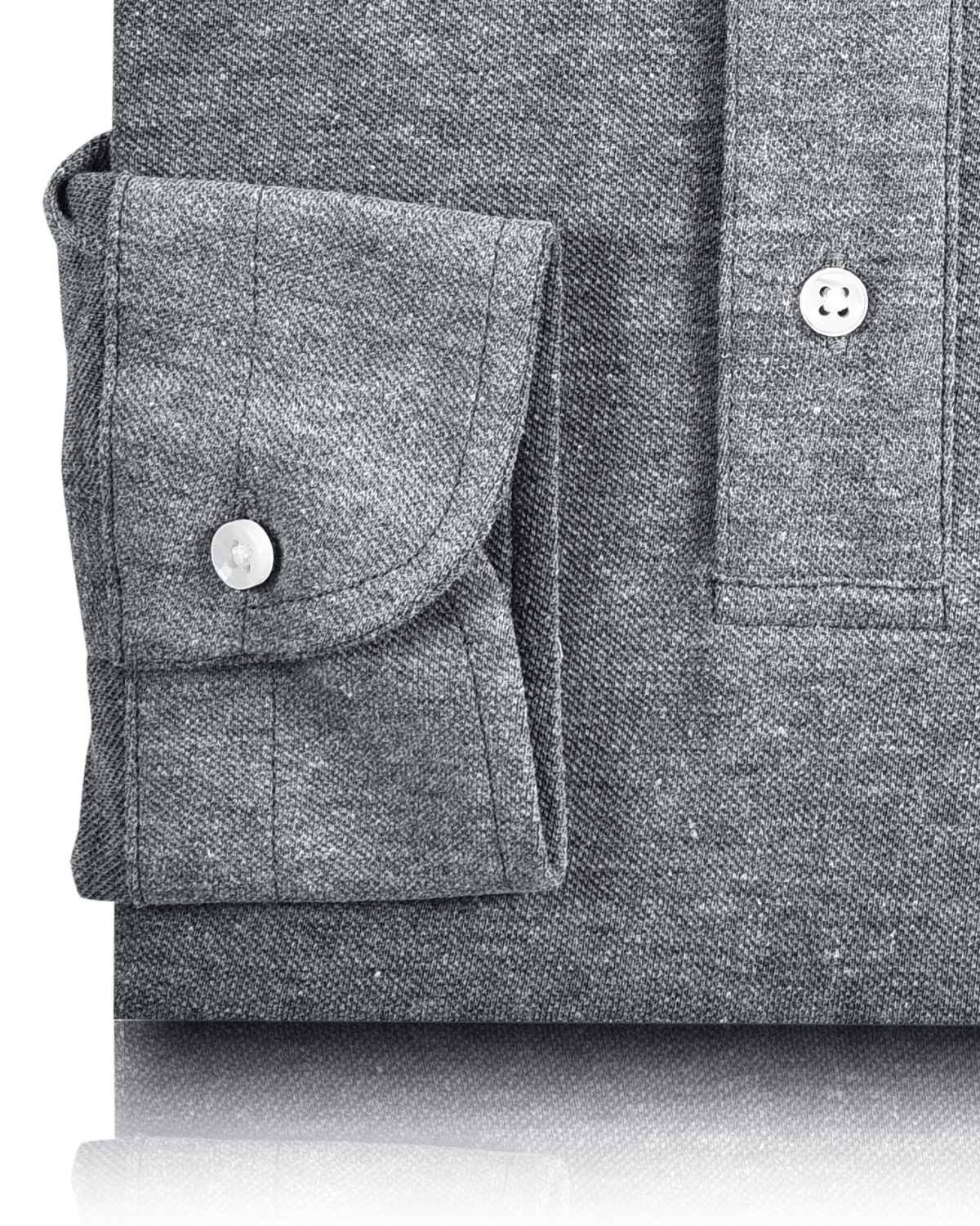 Heather Slate Grey Polo T-Shirt - 3