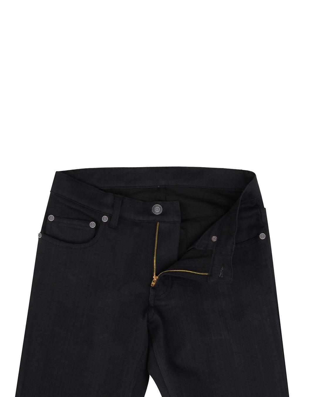 Black Stretch Denim Jeans - 3