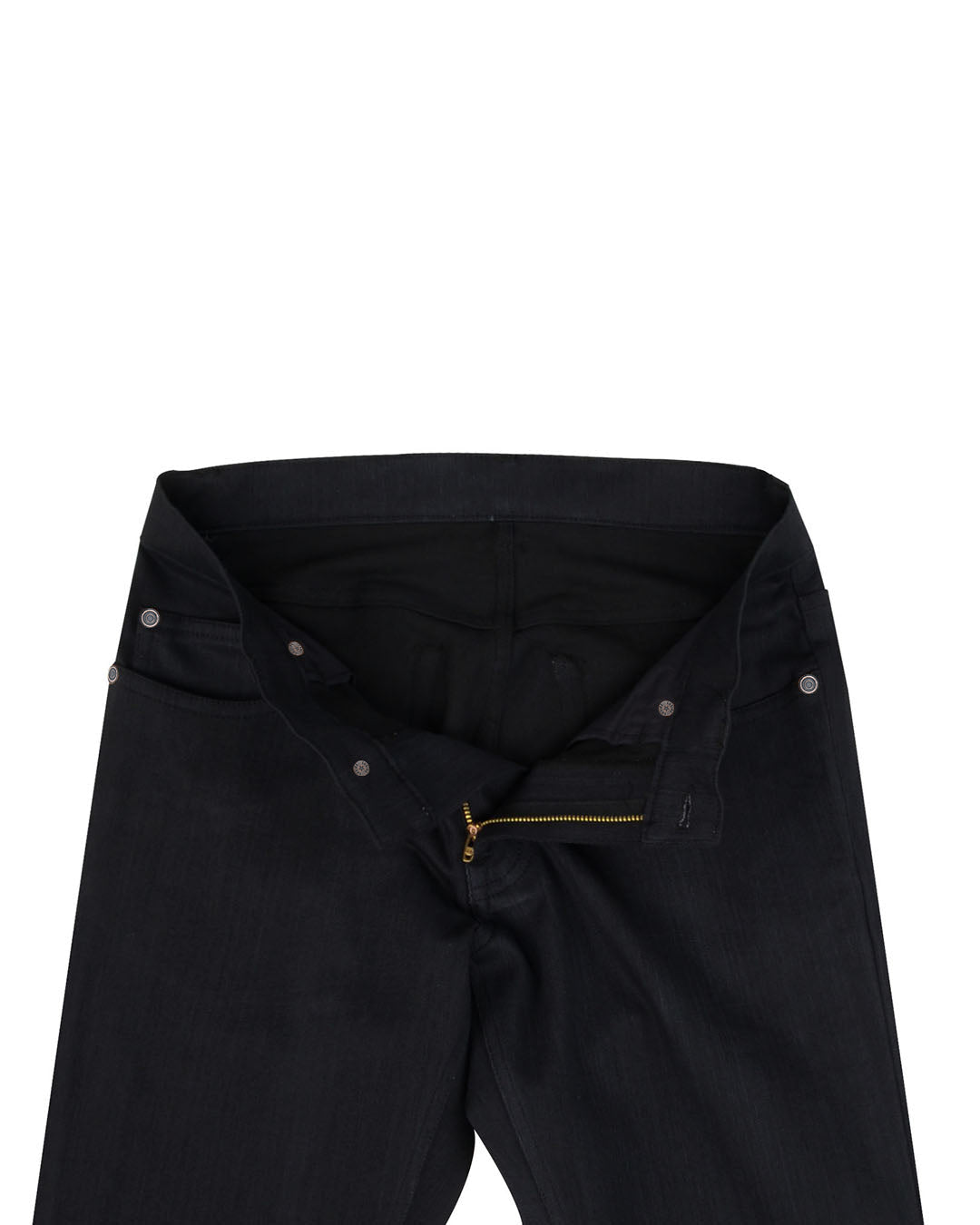 Black Stretch Denim Jeans - 4