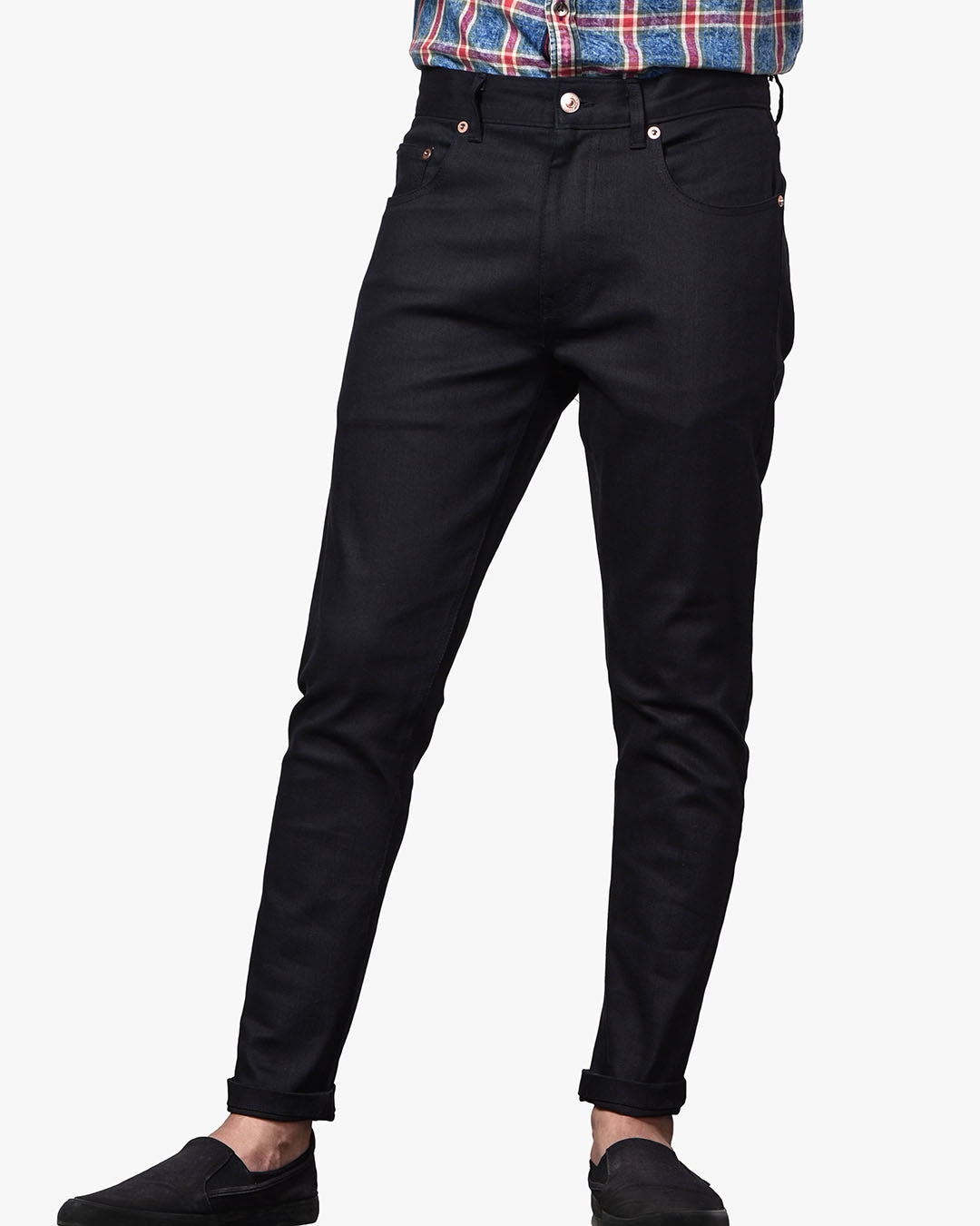 Tech Stretch Black Jeans - 5