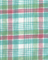 Green Red Madras Linen Shirt