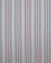 Cotton Linen: Blue Red Alternate Stripes