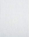Cotton Linen: Grey Candy Stripes On White Shirt