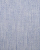 Close up of the custom linen shirt for men in lustrous blue by Luxire Clothing 2