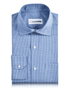 Blue Micro Gingham Checks Shirt