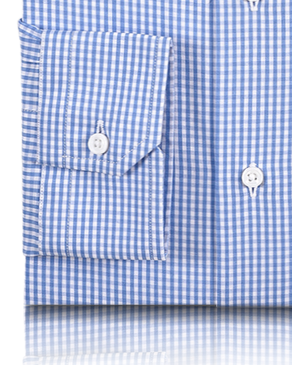 Sky Blue Gingham Shirt - 9