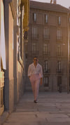 Gurkha Pants in Brisbane Linen Pink Twill