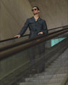 Safari Jacket in Linen Dark Indigo