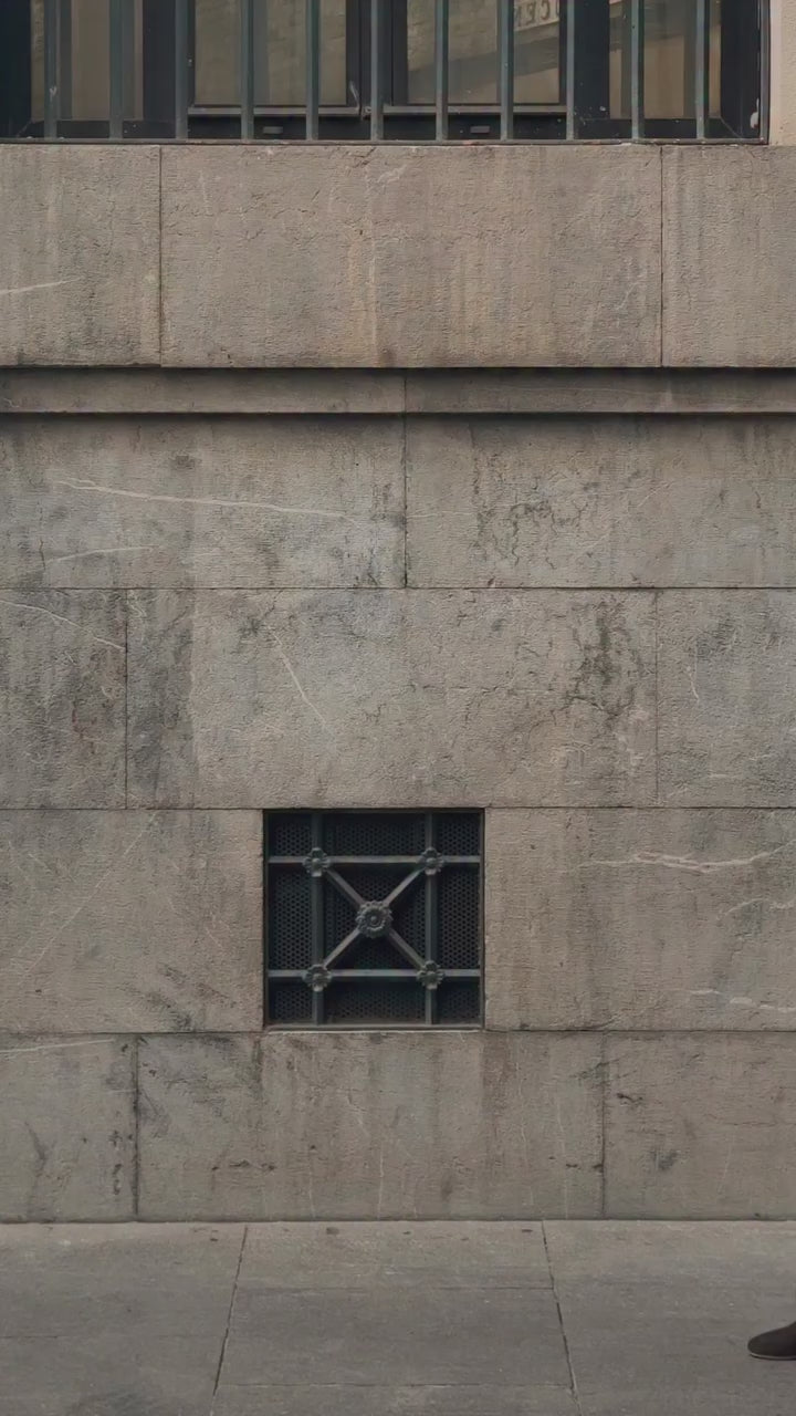 Navy Cotton Twill High Rise Cargo Pant