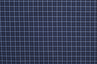 VBC Blue & Black Checks Twill Pant