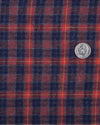 Red Navy Grey Tattersall Work Shirt