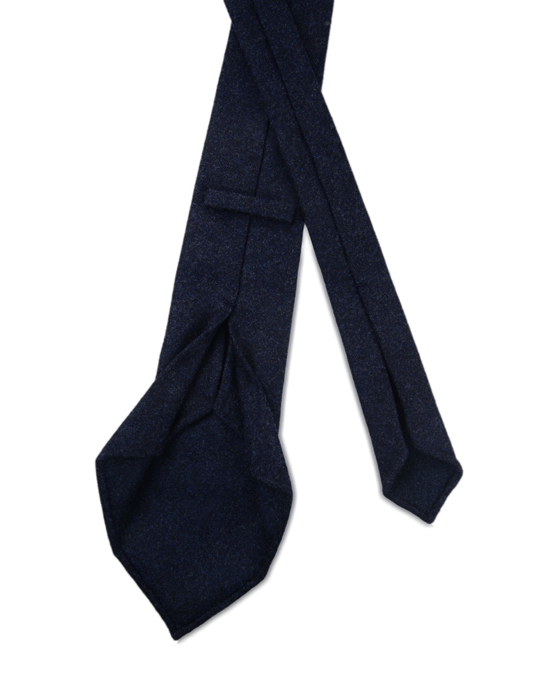 Dark Blue Flannel Tie