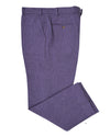 Holland & Sherry Tweed Wool Multicolor Purple With Light Purple With Red Point Tweed