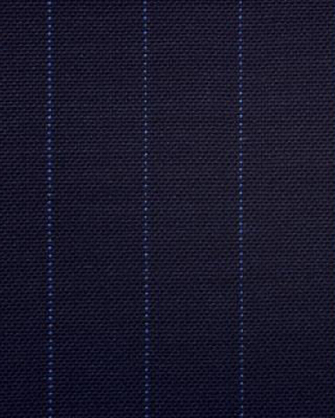 Dugdale Fine Worsted - Navy with Blue Pin Stripe Jacket