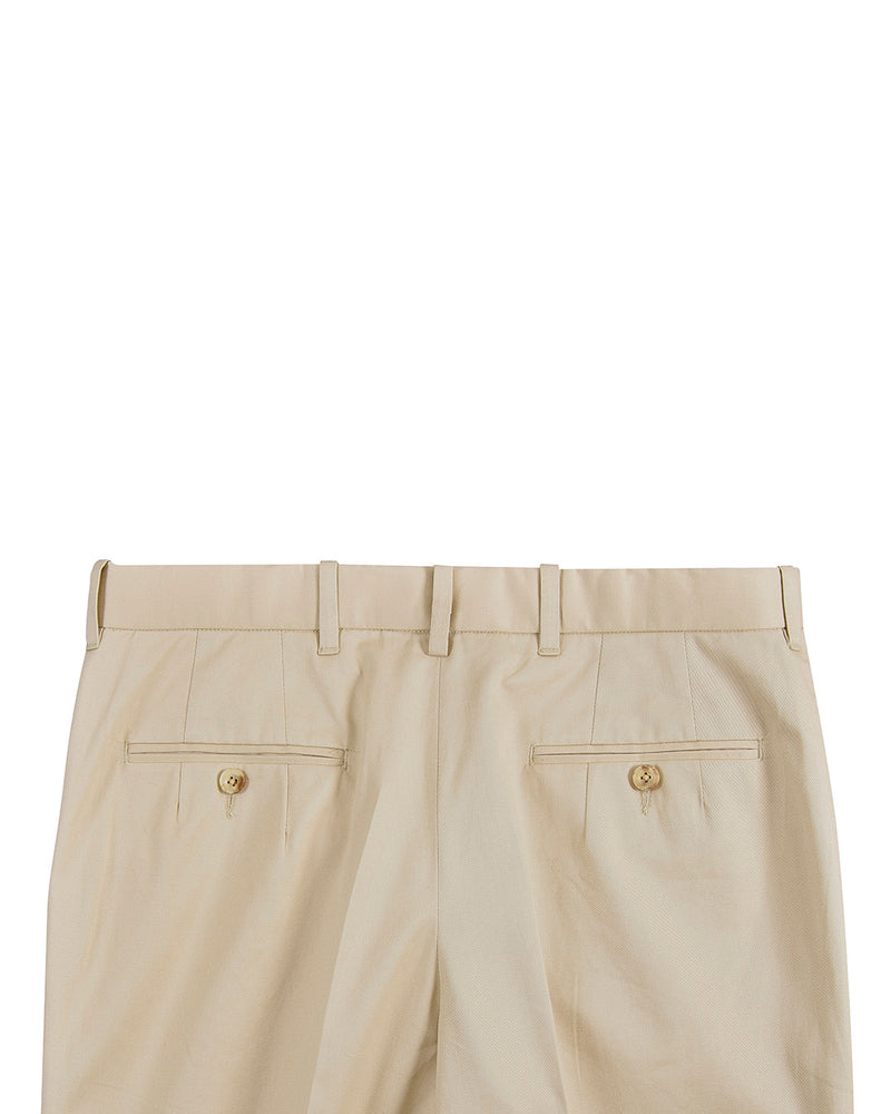 Light Khaki Cotton Dress Pant