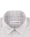 Zegna: Light Grey Pow Checks