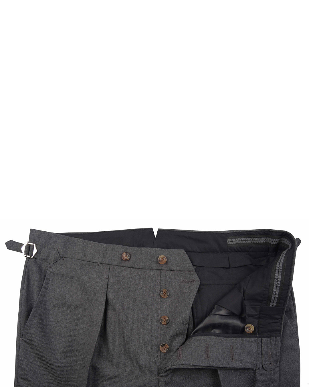 Delfino Mid-Grey Winter Twill - 3