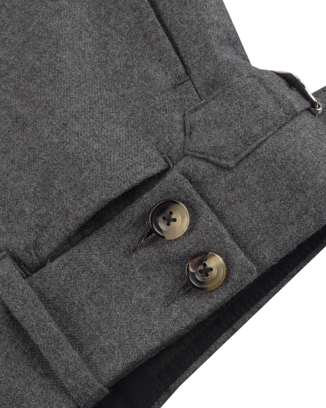 Minnis Mid Grey Wool Flannel