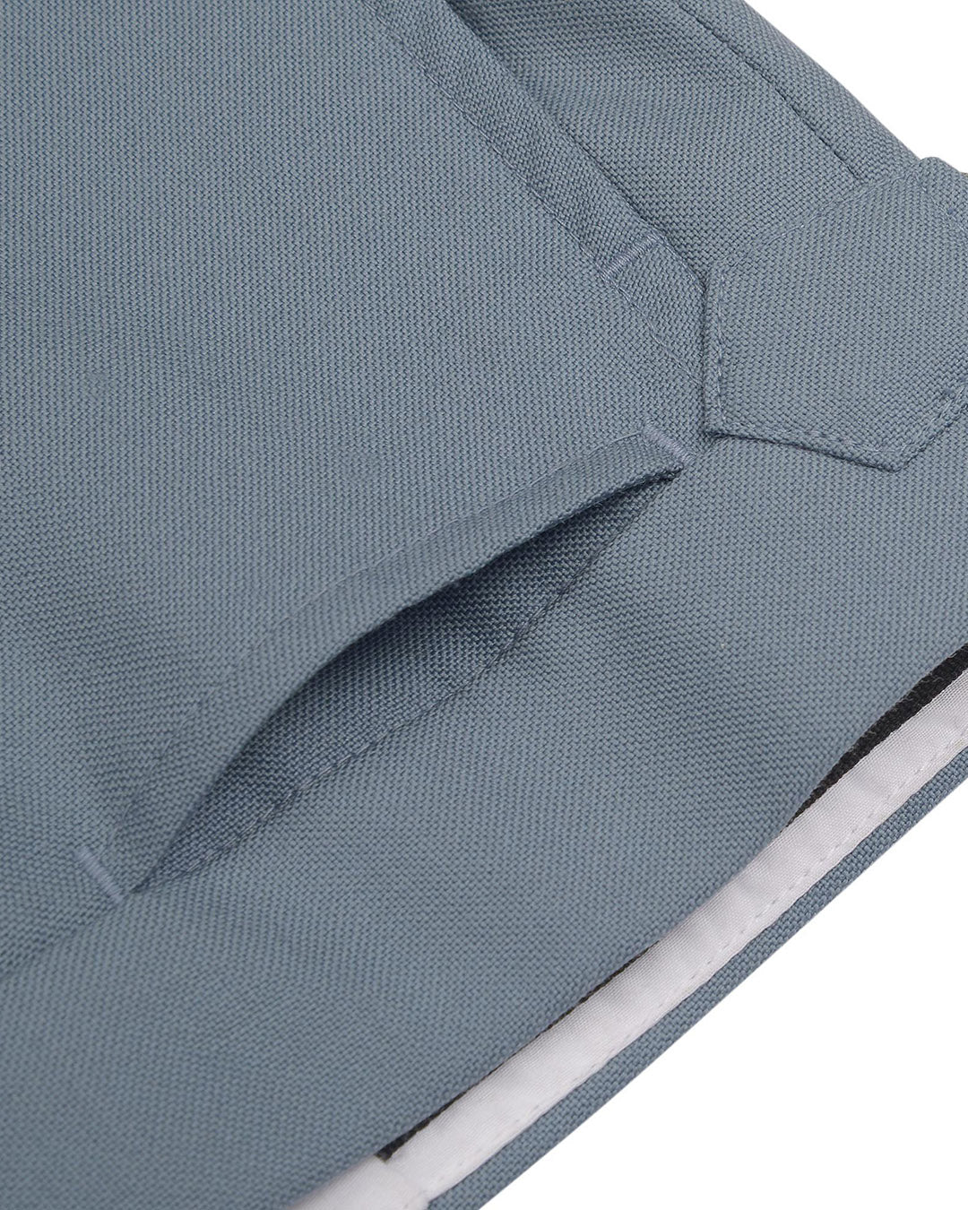 Dugdale Fine Worsted Pant - Light Blue Plain - 5