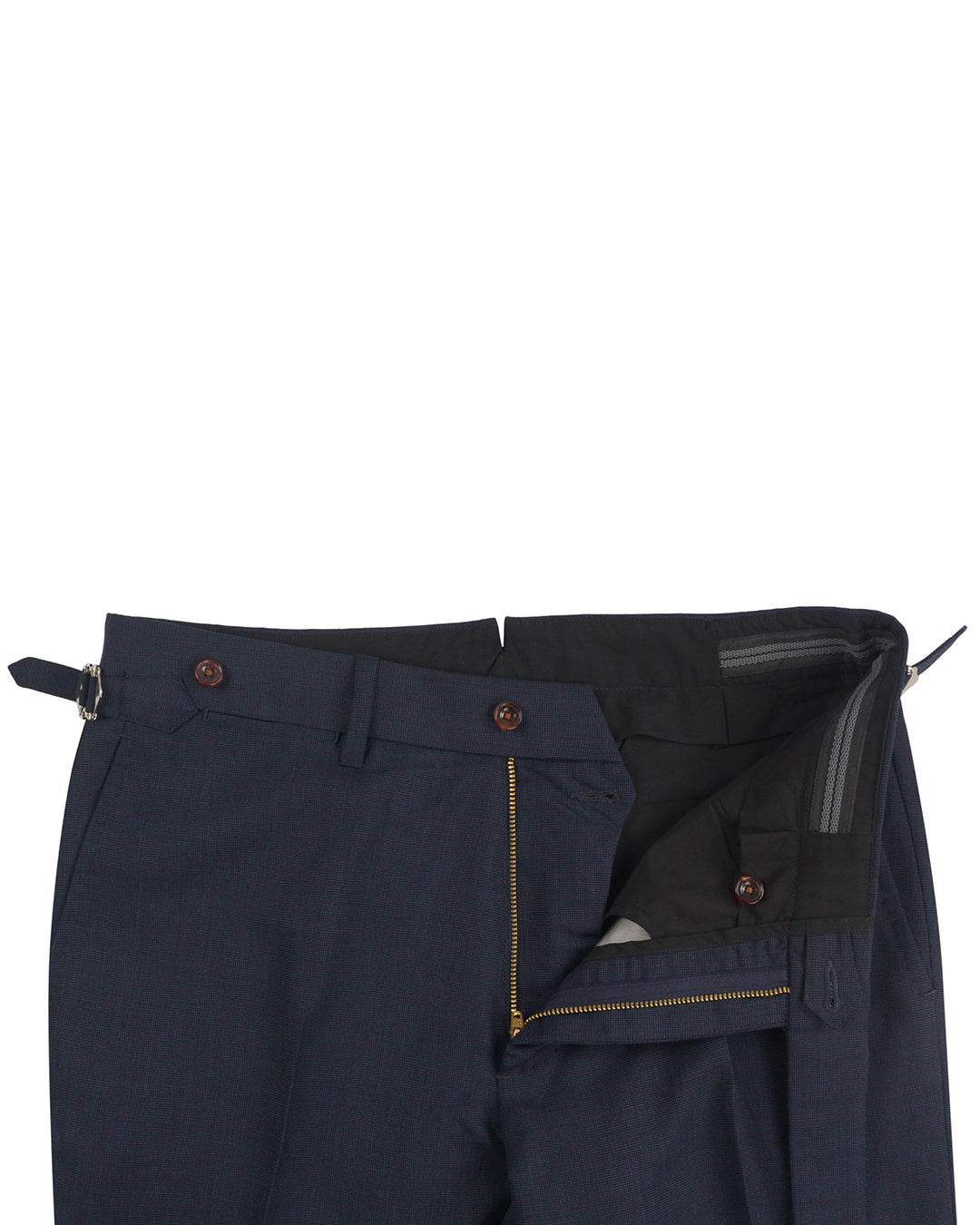 Dugdale Fine Worsted Pant - Blue Pinhead - 3