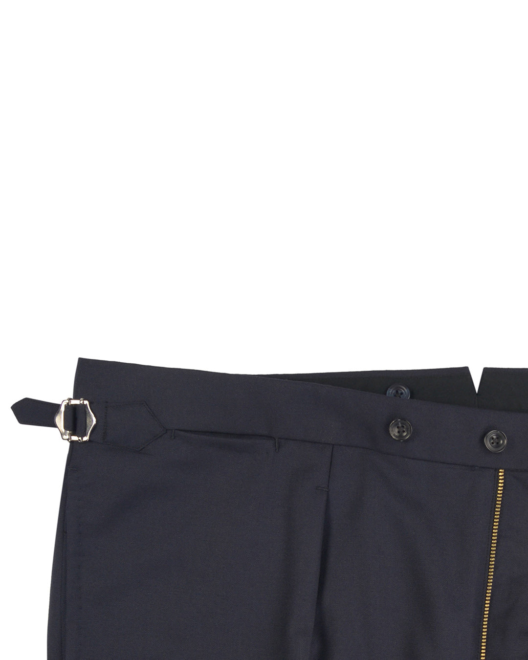 Holland & Sherry Crispaire Midnight Solid - 5