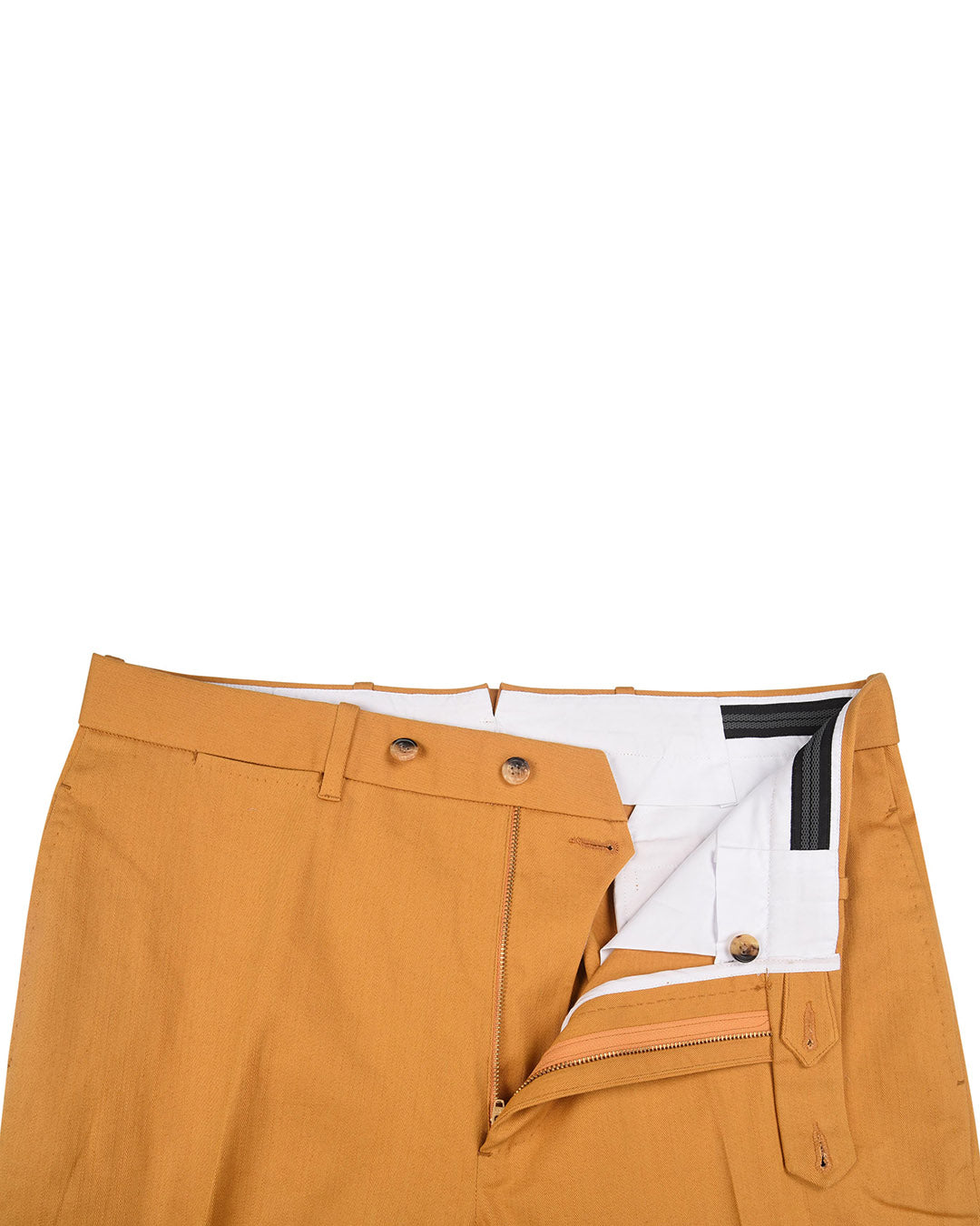 Golden Yellow Stretchable Pants - 4