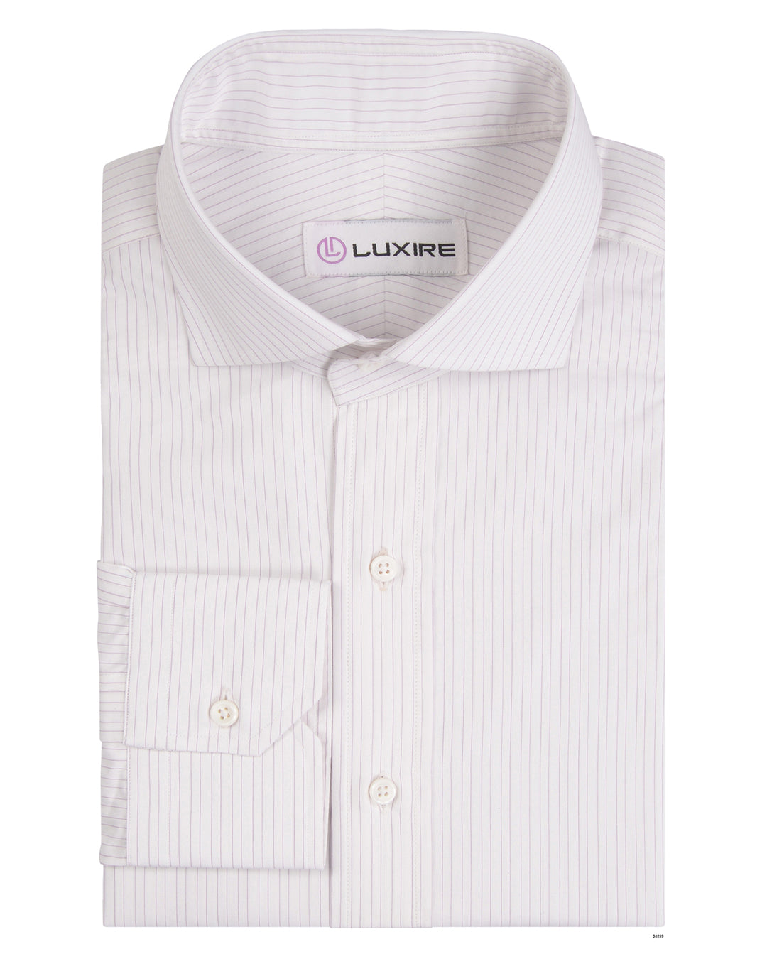 Pink Pin Stripes on White - 1