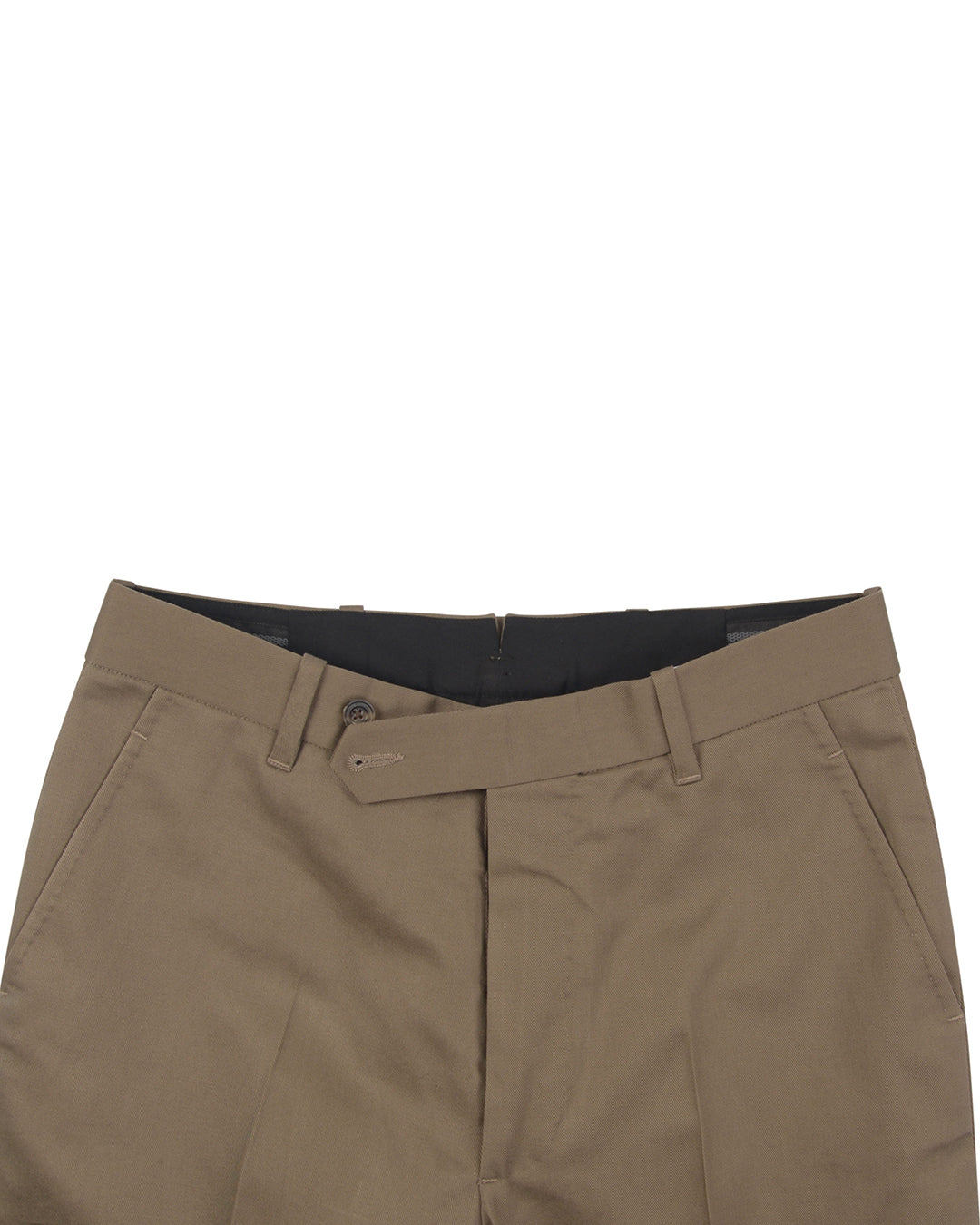 Drab Brown Twill Chino - 2