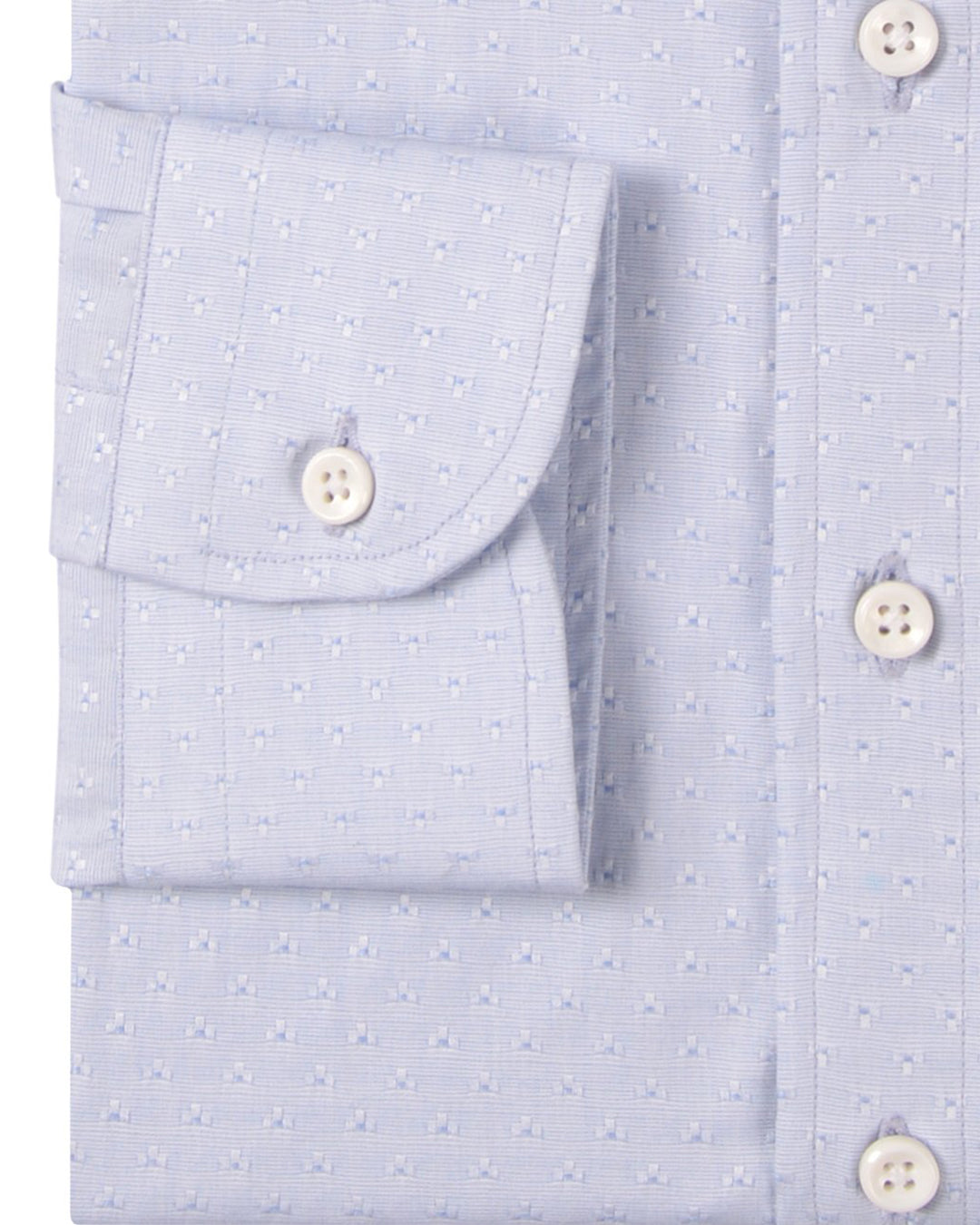 Pale Blue Tri Block Dobby - 3