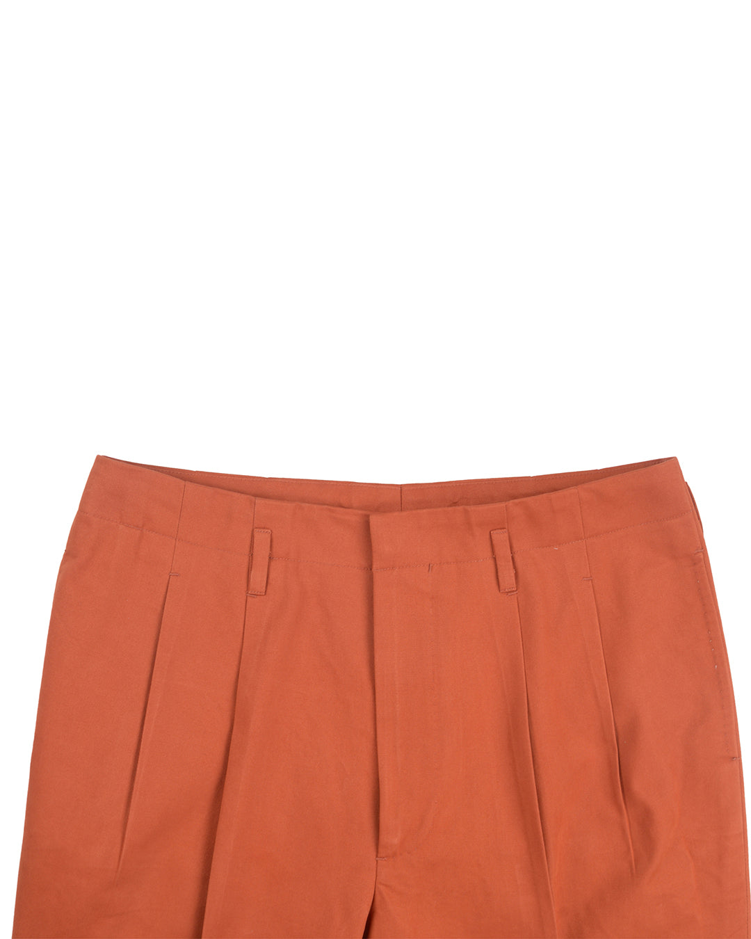 Soft Burnt Orange Twill Chino