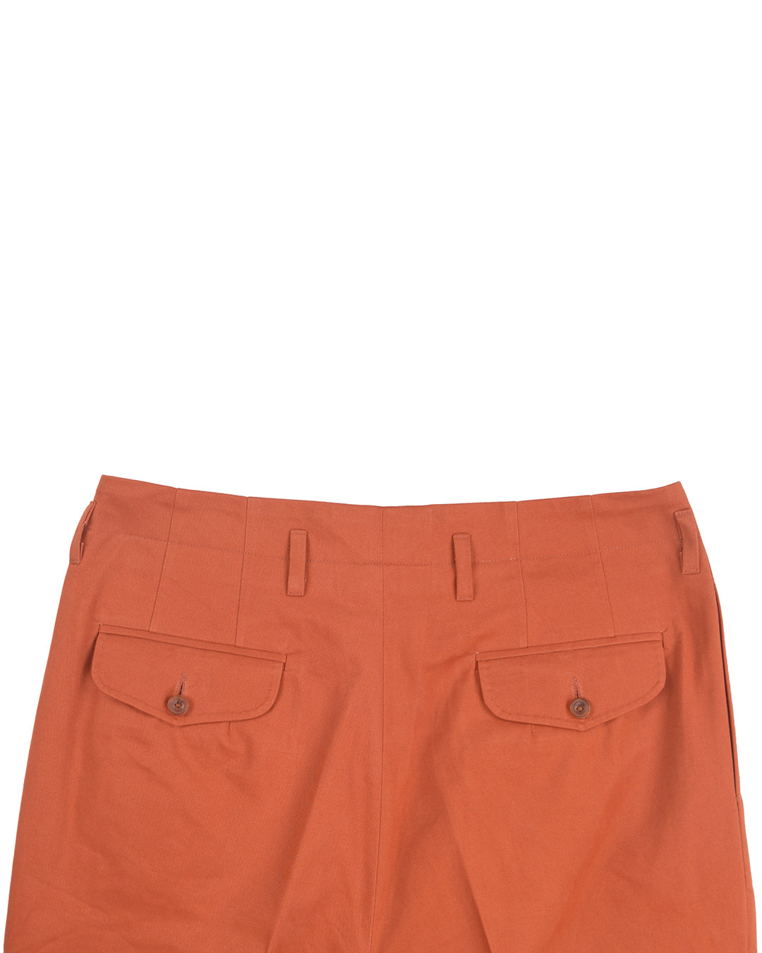 Soft Burnt Orange Twill Chino