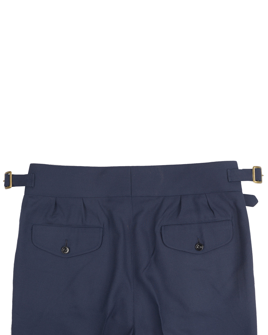 Holland & Sherry Crispaire Navy Solid - 4