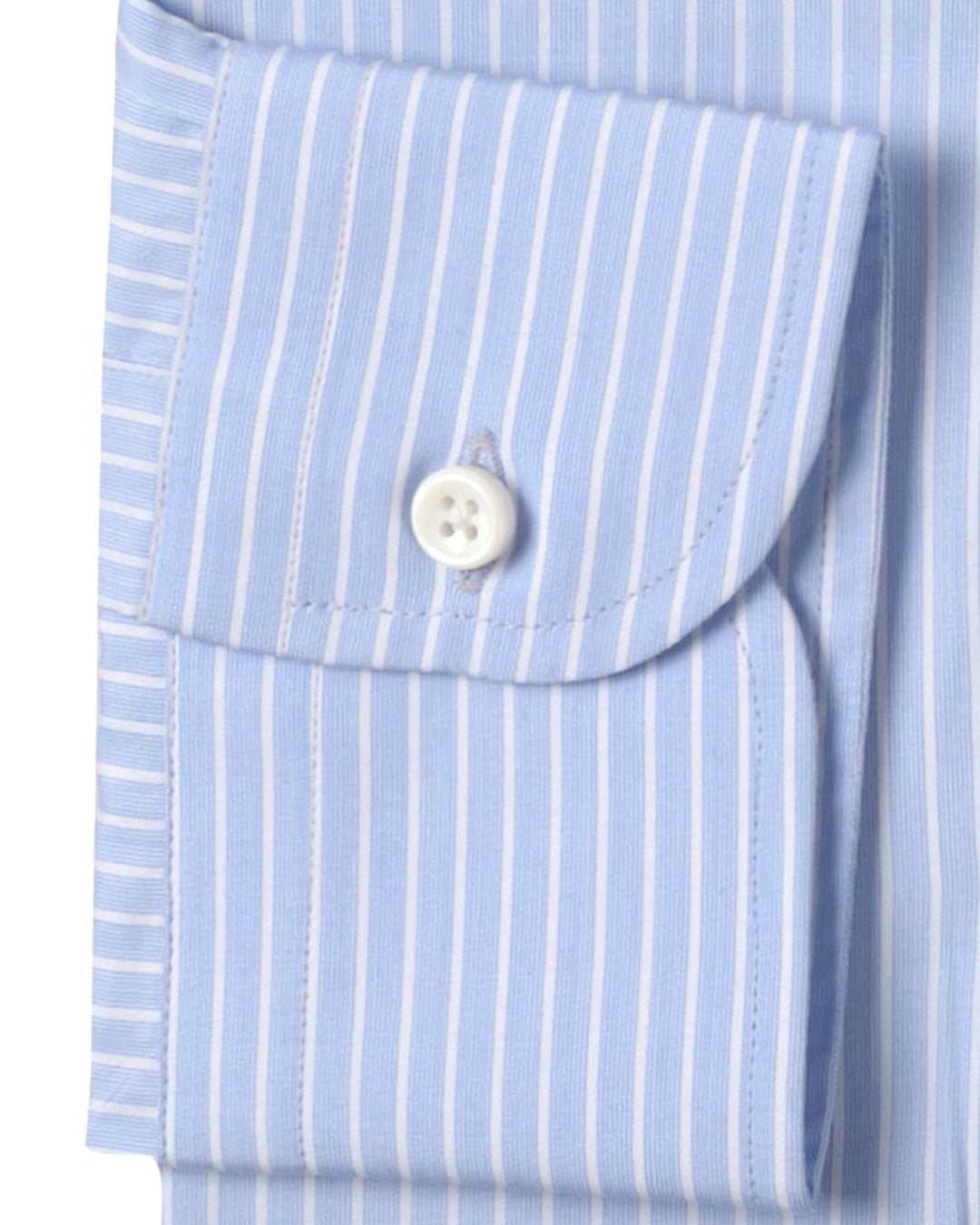 Canclini Fine Blue Dress Stripes on White - 3