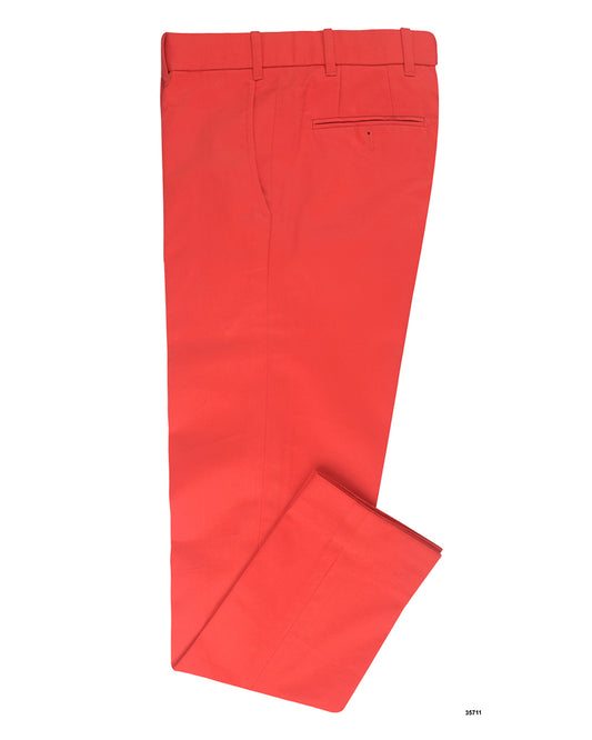 Brisbane Moss Bright Red Twill