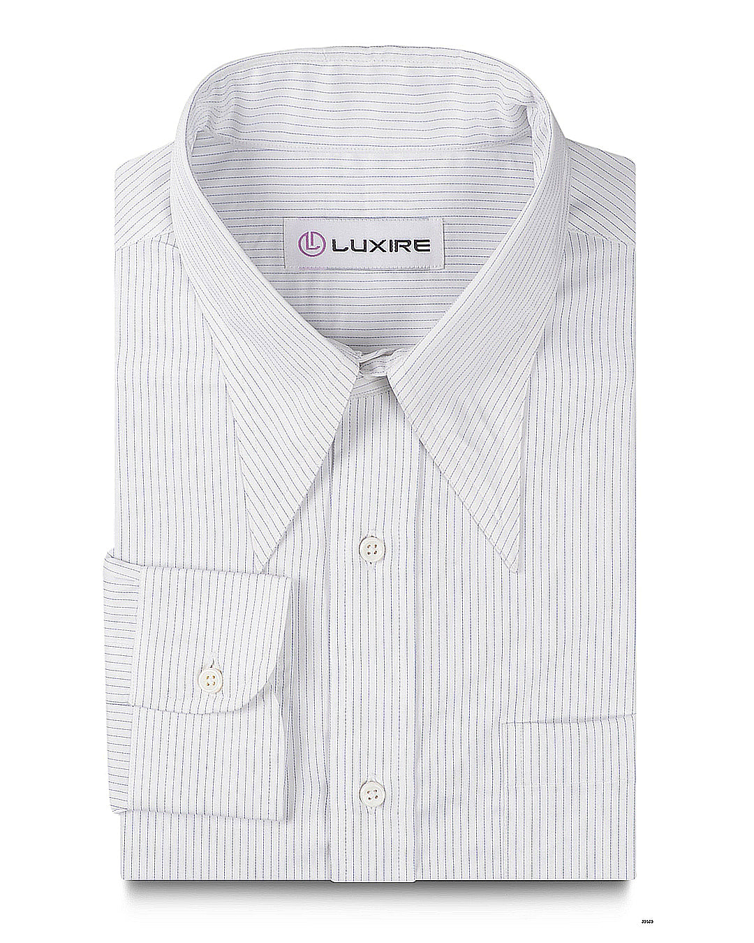 Brembana White Chalk stripes Shirt