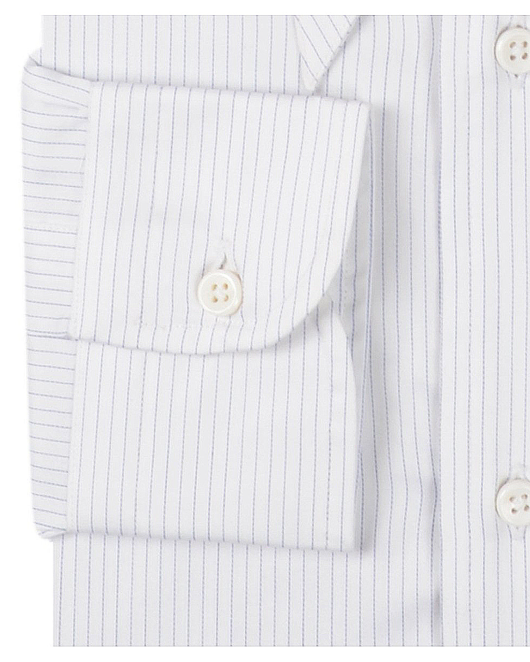 Brembana White Chalk stripes Shirt