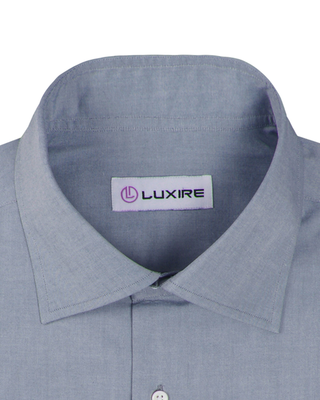 Grey Oxford Dress Shirt