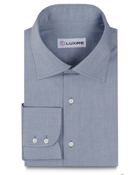 Grey Oxford Dress Shirt