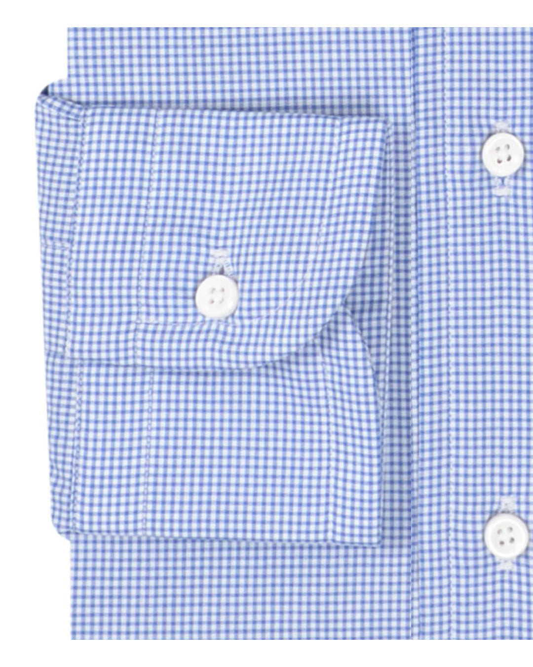 Blue Micro Gingham Checks - 3