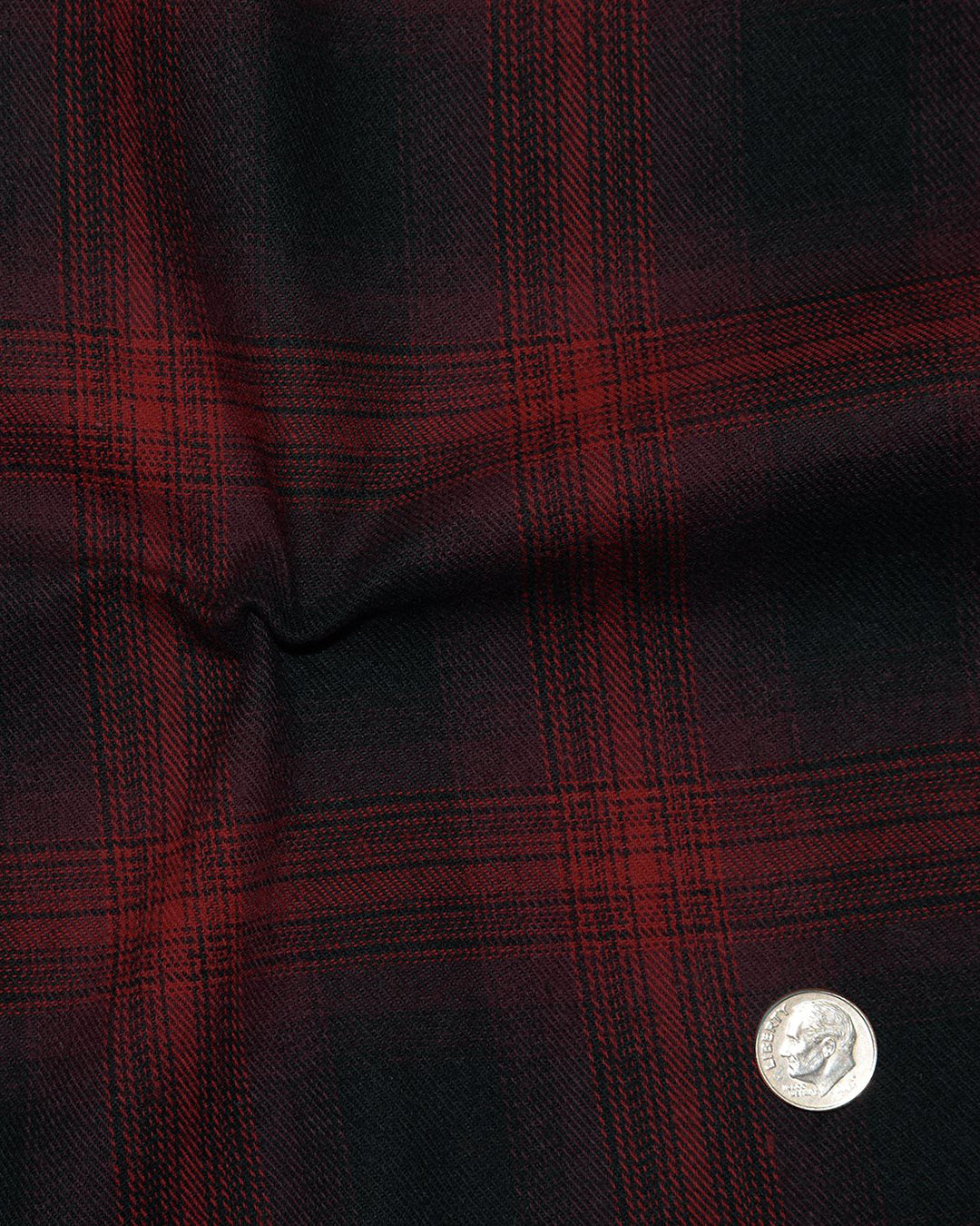 Red Black Tartan Checks Work Shirt - 3